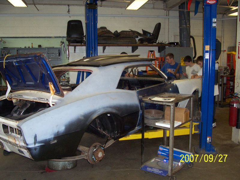 1968 Chevy Camaro restoration photo 2