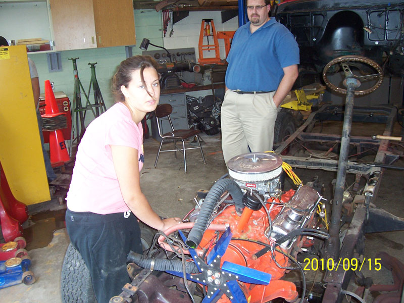 1955 Chevy Pickup restoration photo 5