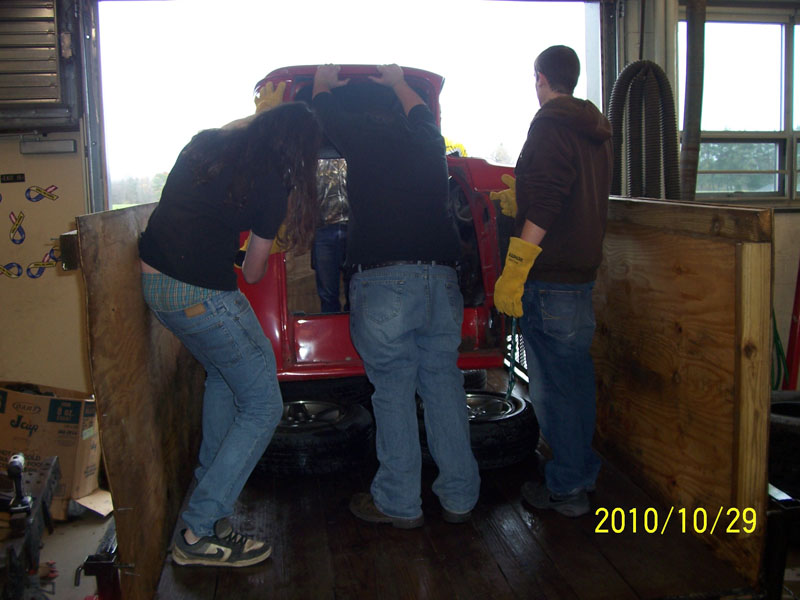 1955 Chevy Pickup restoration photo 8