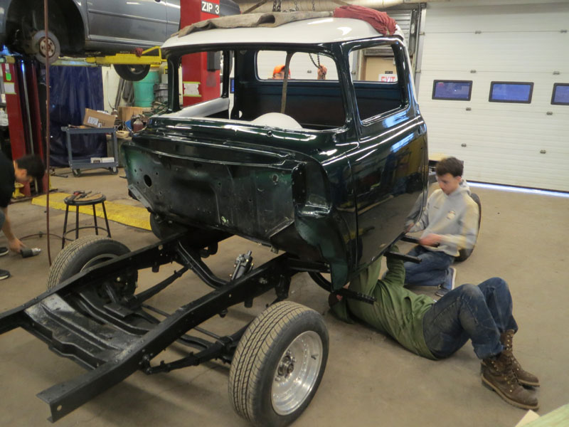 1956 Ford F100 restoration photo 11