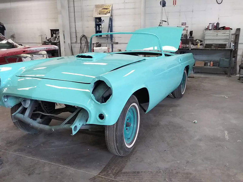 1955 Ford Thunderbird restoration photo 3