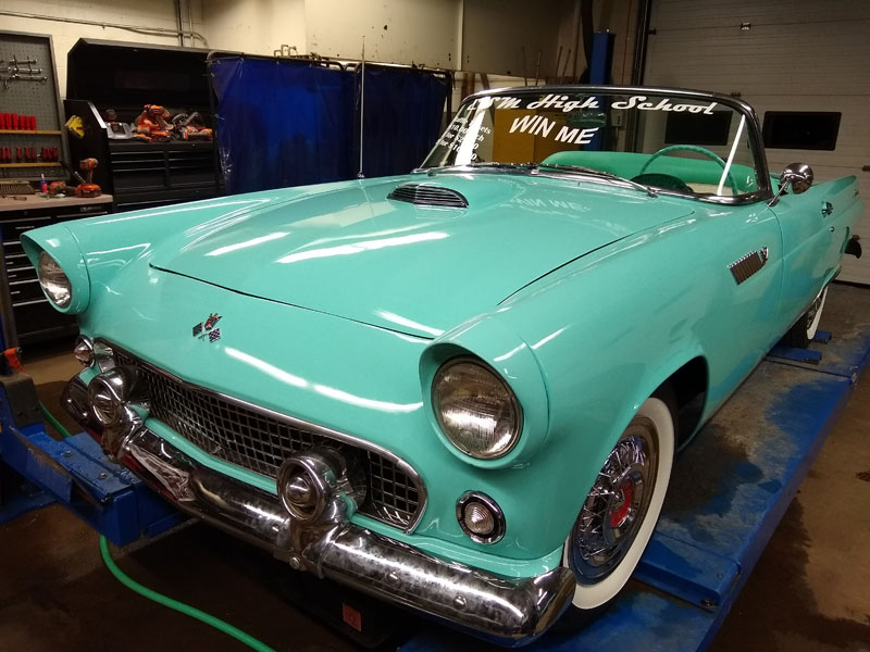 1955 Ford Thunderbird restoration photo 11