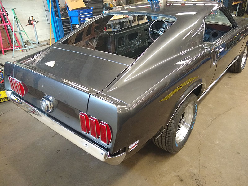 1969 Ford Mustang Mach 1 restoration photo 17