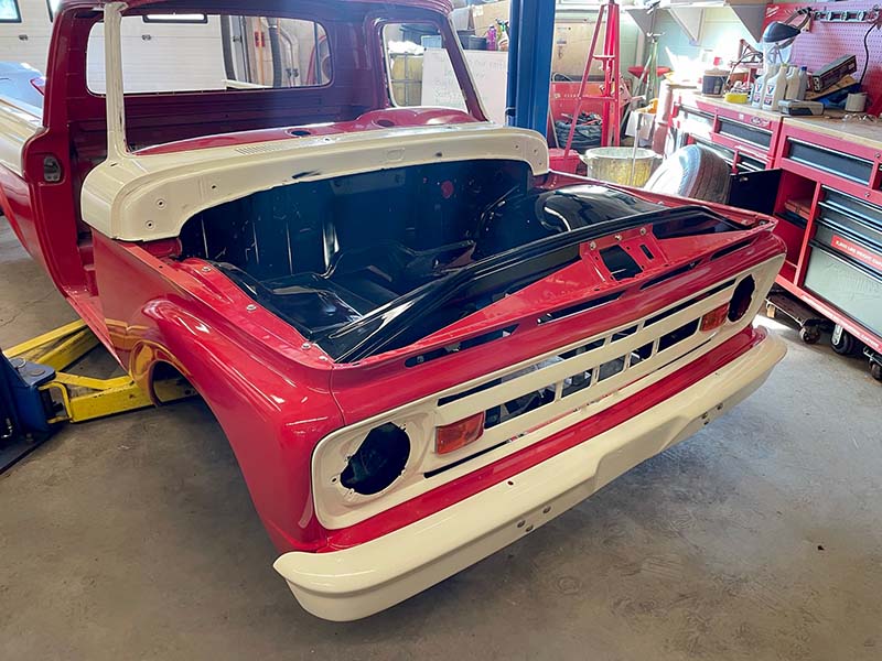 1961 Ford F100 restoration photo 4