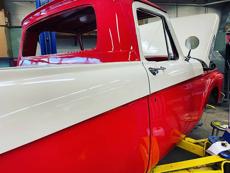 1961 Ford F100 restoration photo 12