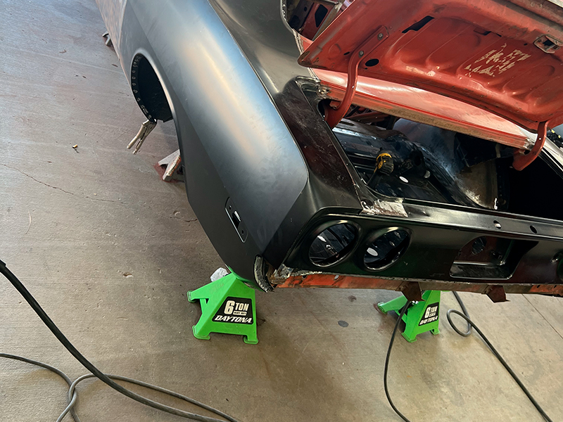 1972 Plymouth Barracuda restoration photo 7