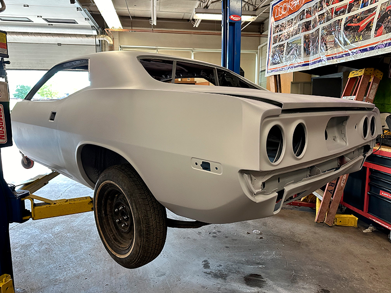 1972 Plymouth Barracuda restoration photo 15