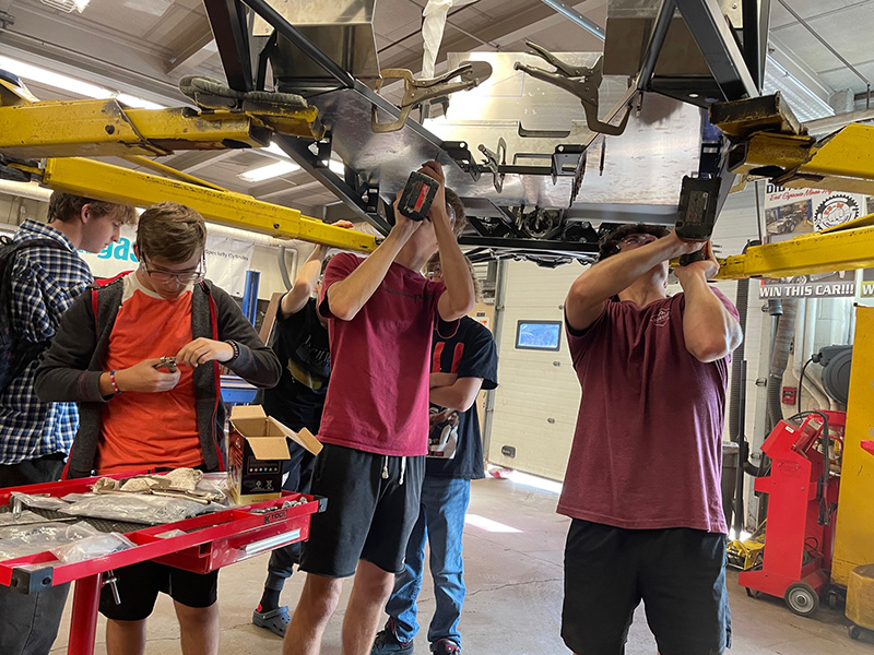 Spartan Garage East Syracuse Minoa High School East Syracuse, New York